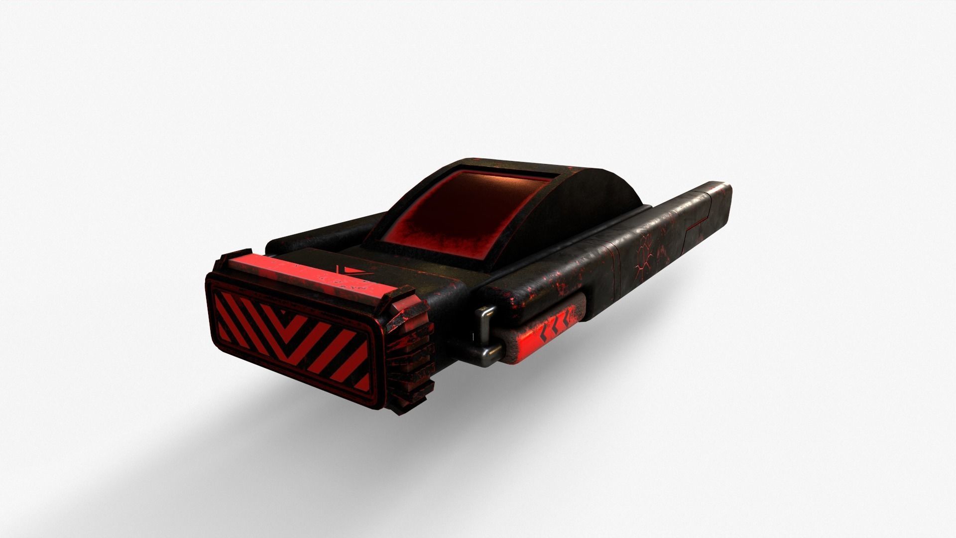 Sci-Fi Space Ship V4 Low-poly 3D model_11