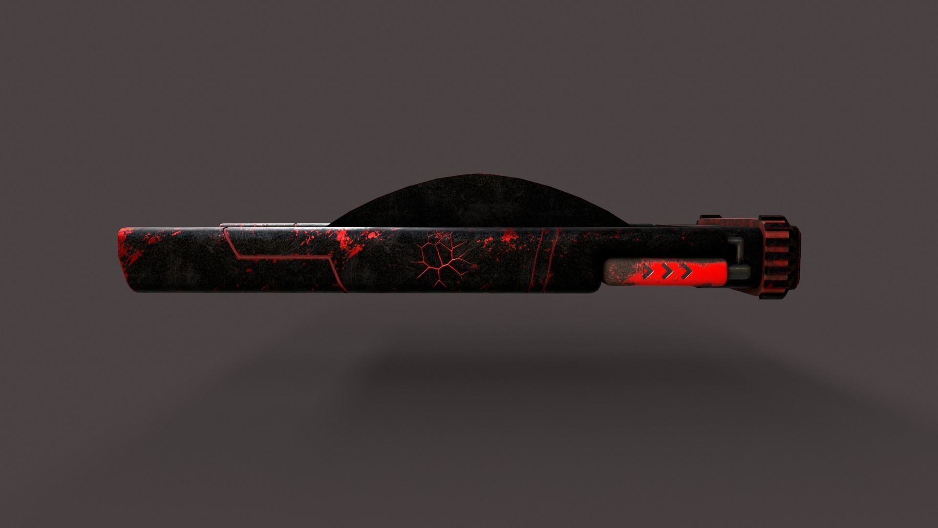 Sci-Fi Space Ship V4 Low-poly 3D model_4