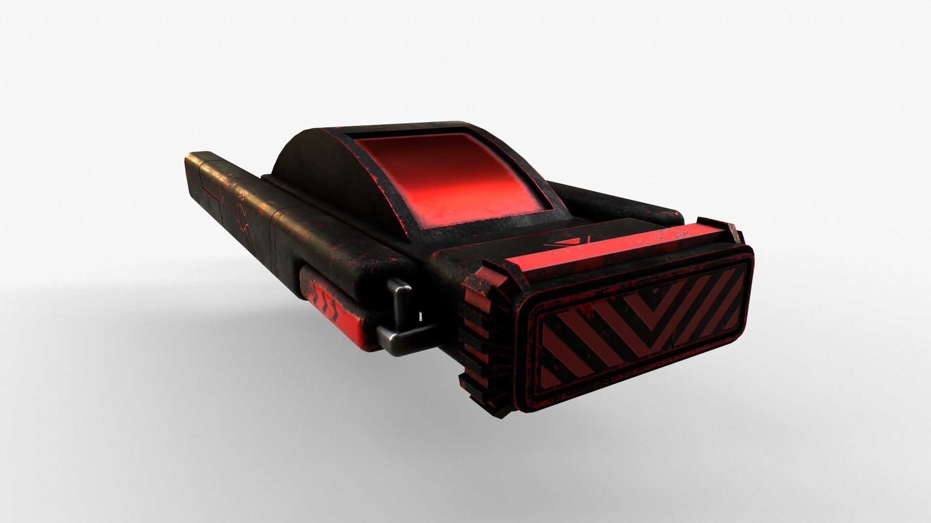 Sci-Fi Space Ship V4 Low-poly 3D model_8