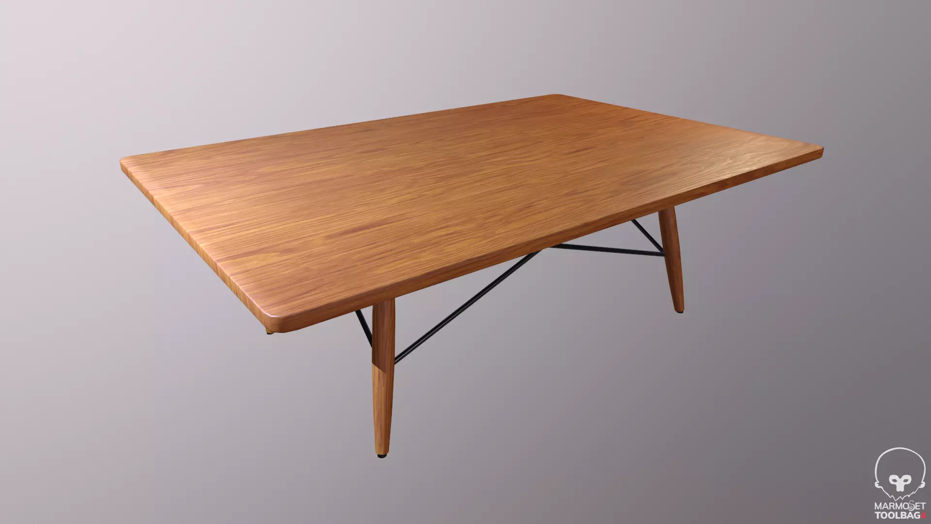 Cen Table 61 Low-poly 3D model_0