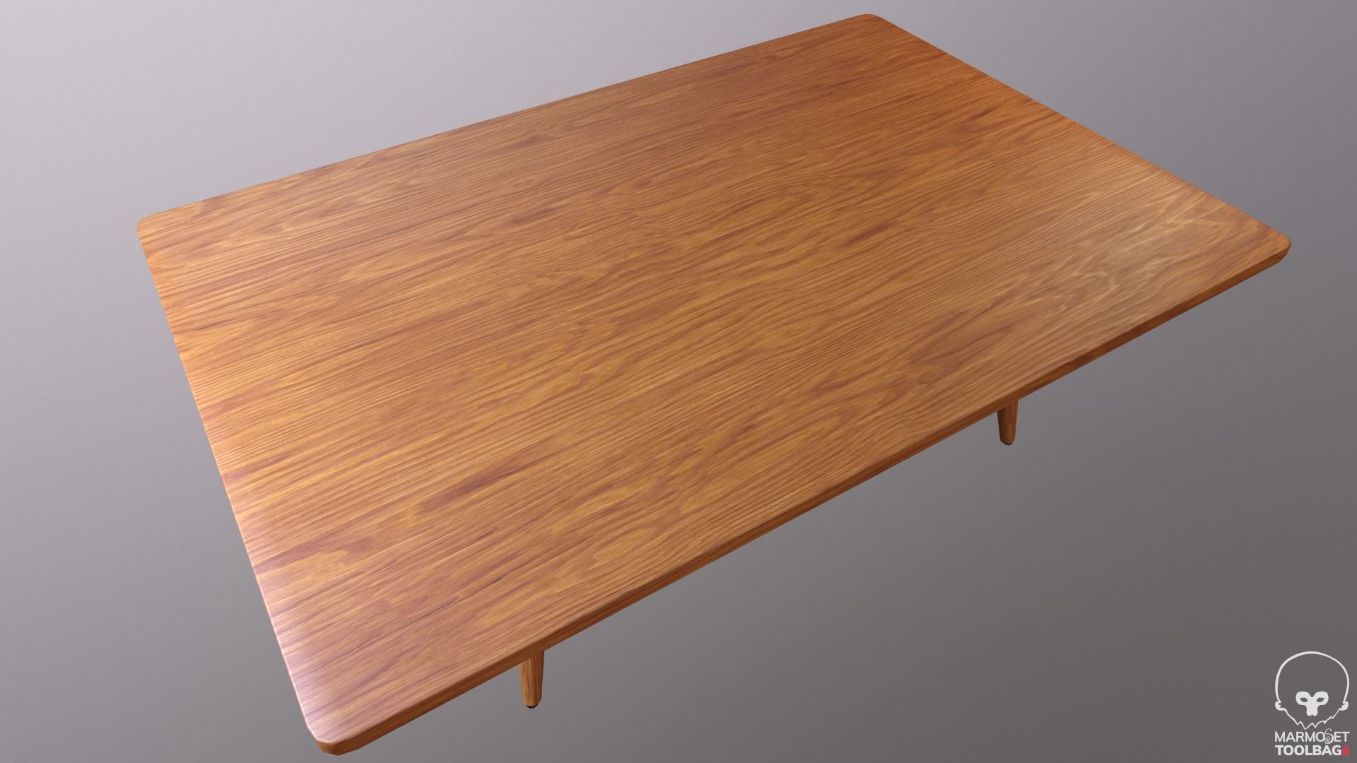 Cen Table 61 Low-poly 3D model_3