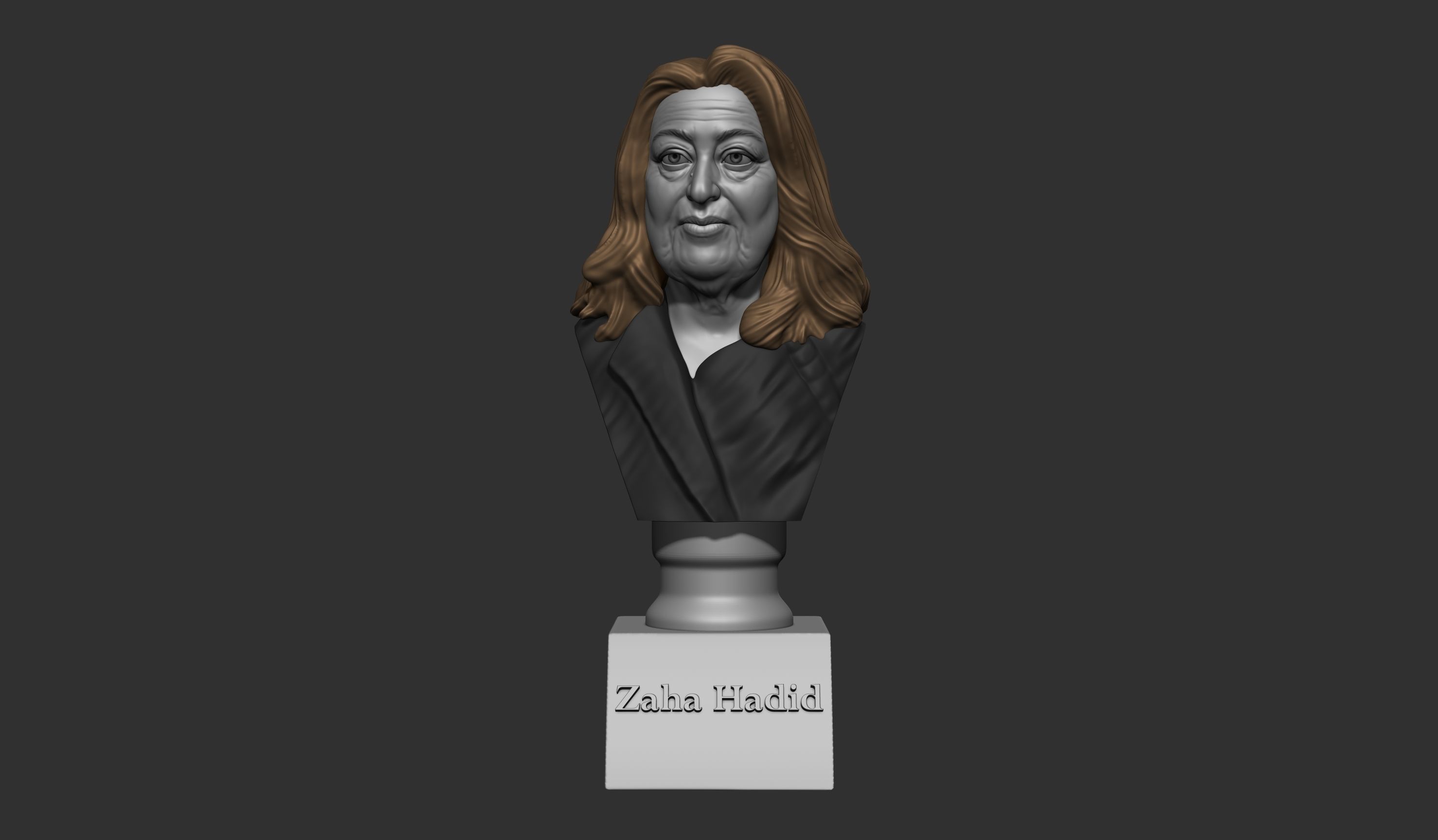 Zaha Hadid  3D print model_1