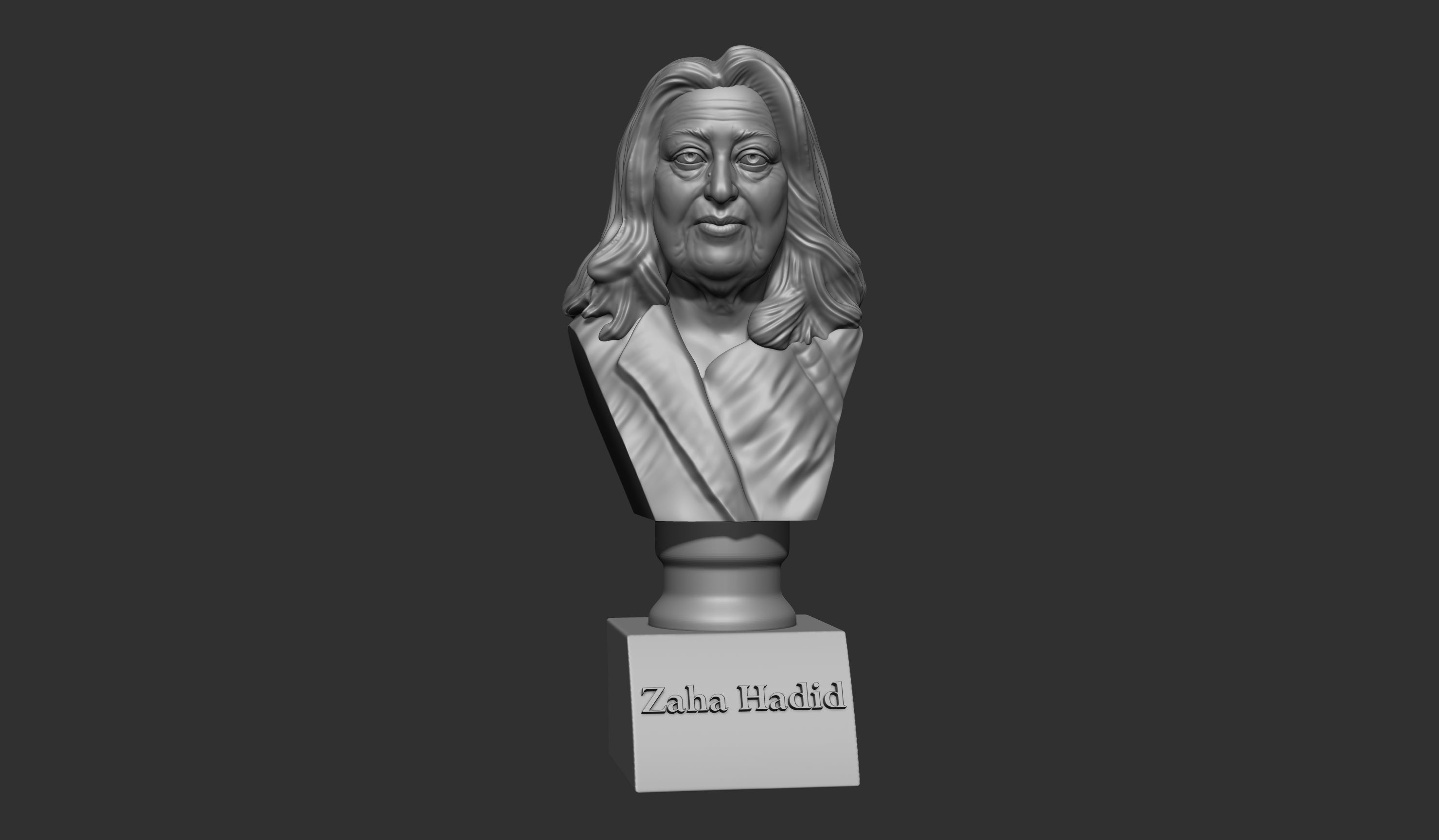 Zaha Hadid  3D print model_4