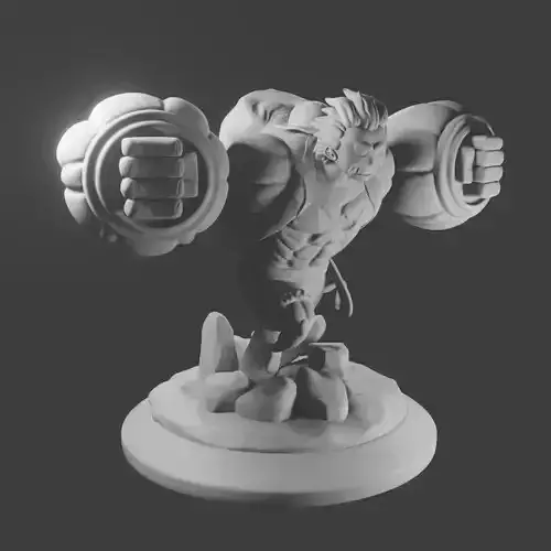Monkey D luffy Gear 4 3D print model