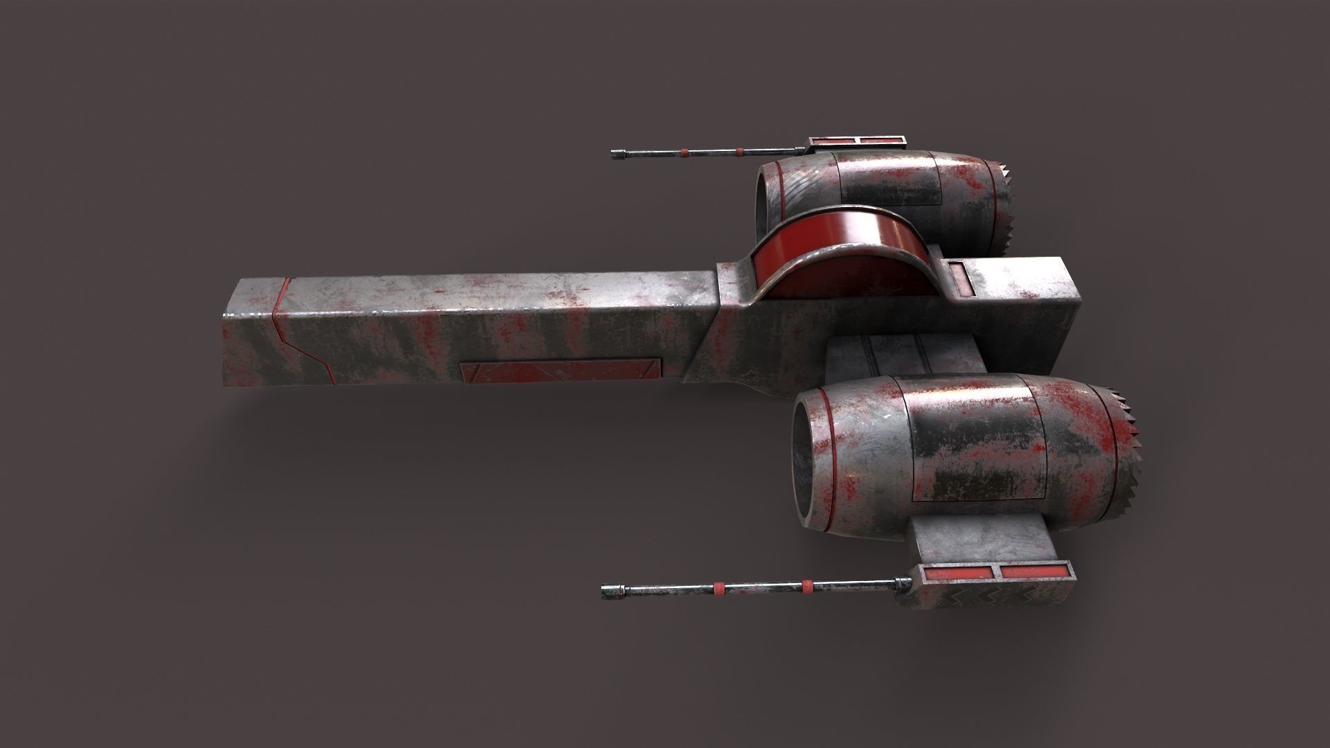 Sci-Fi Space Ship Pack 3D Model Collection_11