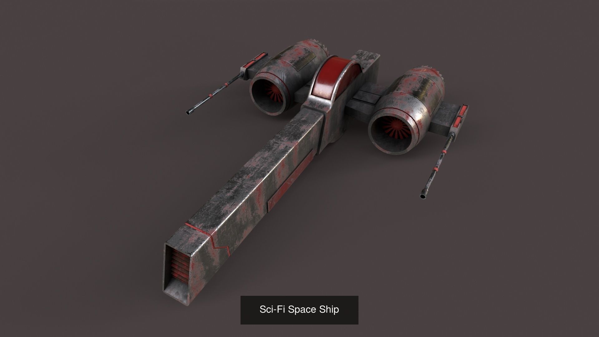 Sci-Fi Space Ship Pack 3D Model Collection_5