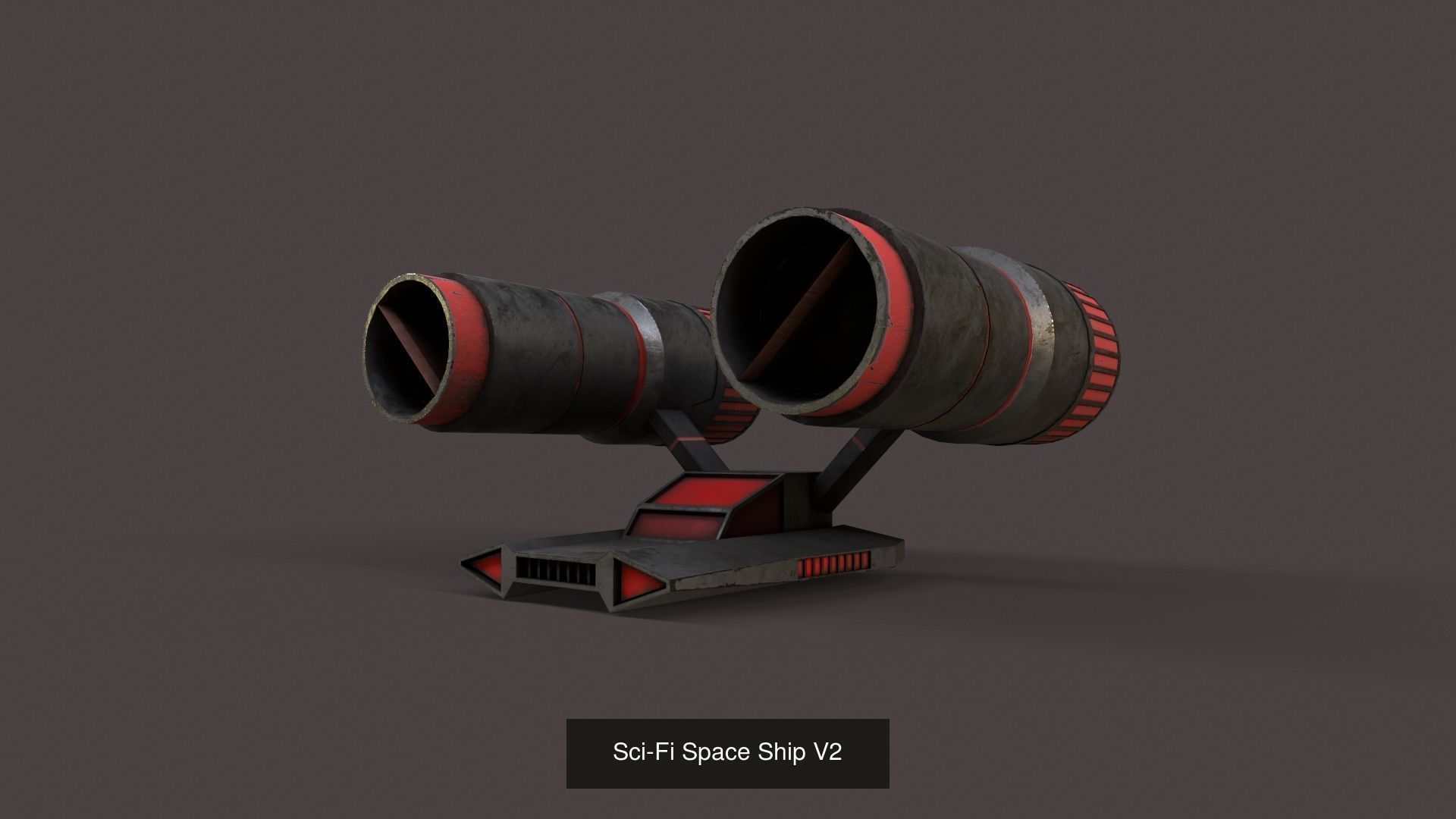 Sci-Fi Space Ship Pack 3D Model Collection_6
