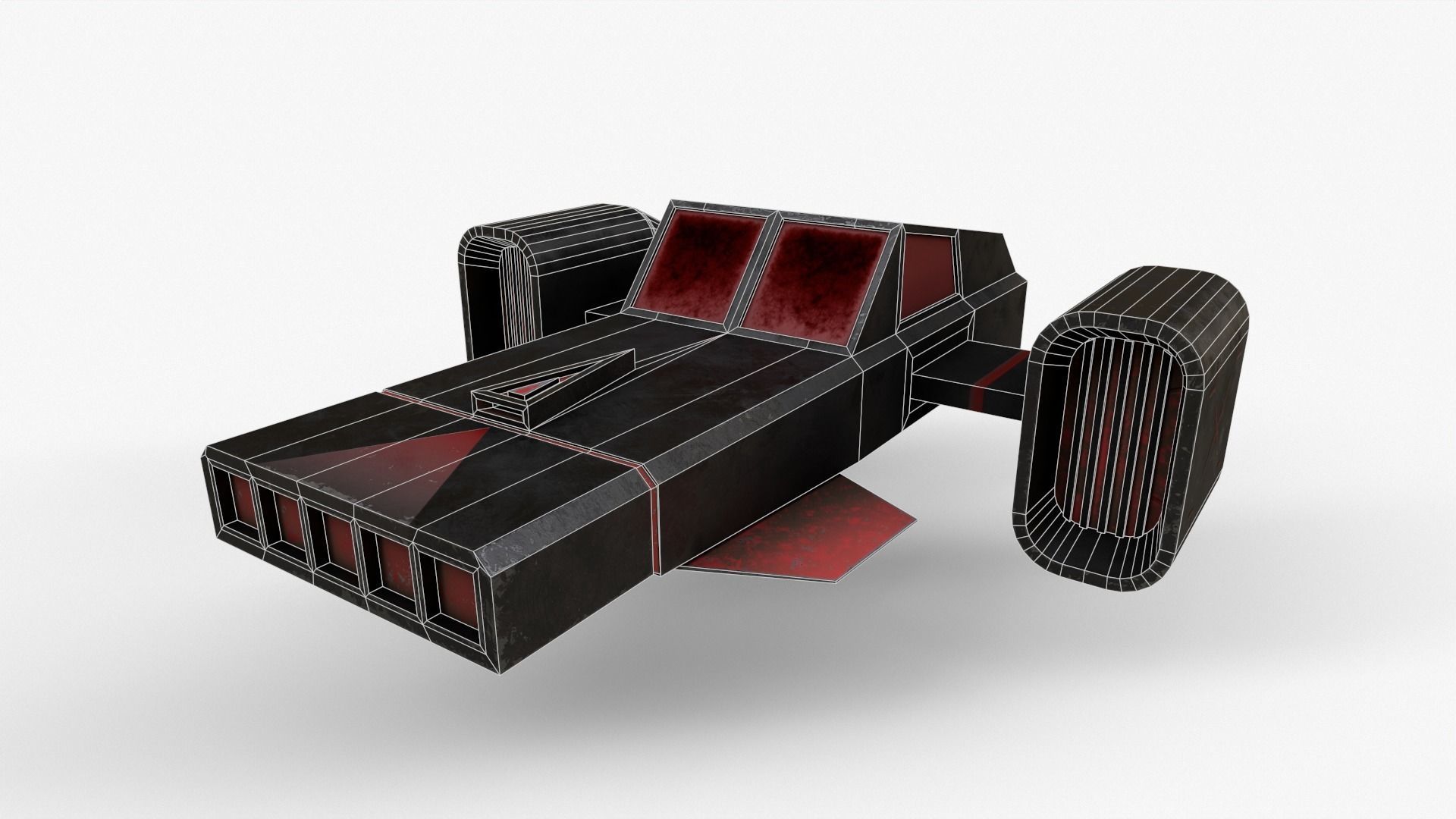 Sci-Fi Space Ship Pack 3D Model Collection_23