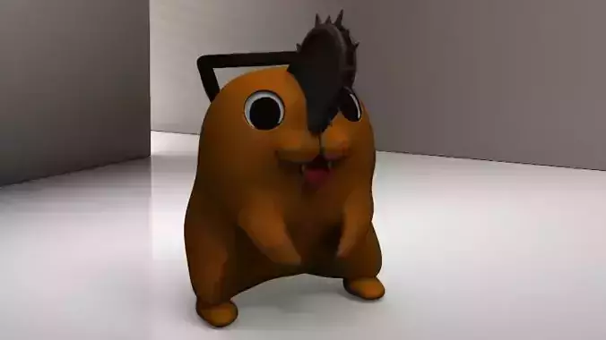 Pochita cartoon animal