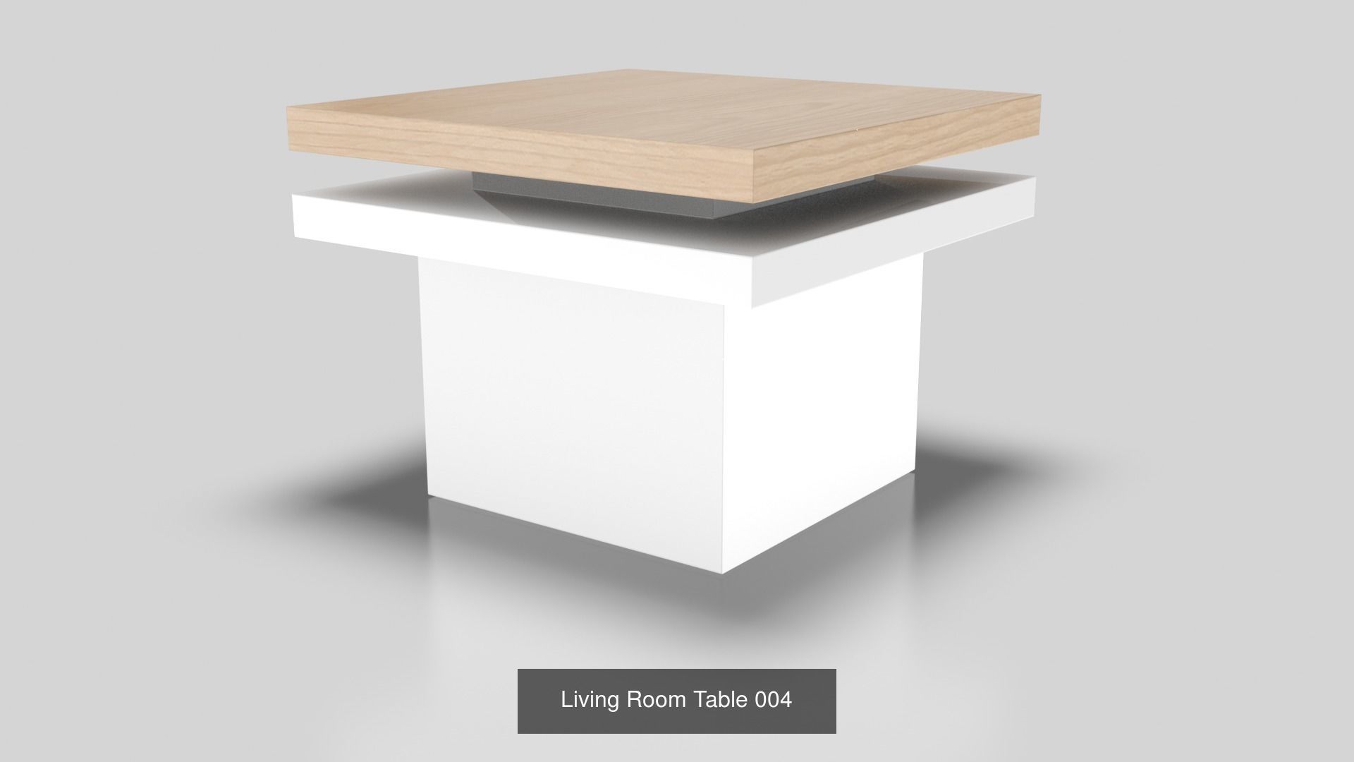 Living Room Table Set 1 3D Model Collection_4