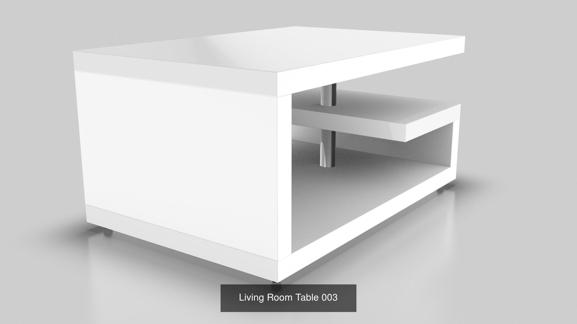 Living Room Table Set 1 3D Model Collection_3