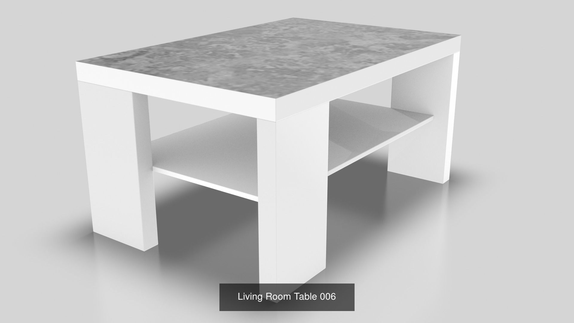 Living Room Table Set 1 3D Model Collection_6