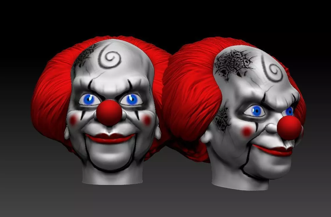 Clown Puppet - Dead Silence - Printable Head 3D print model_0