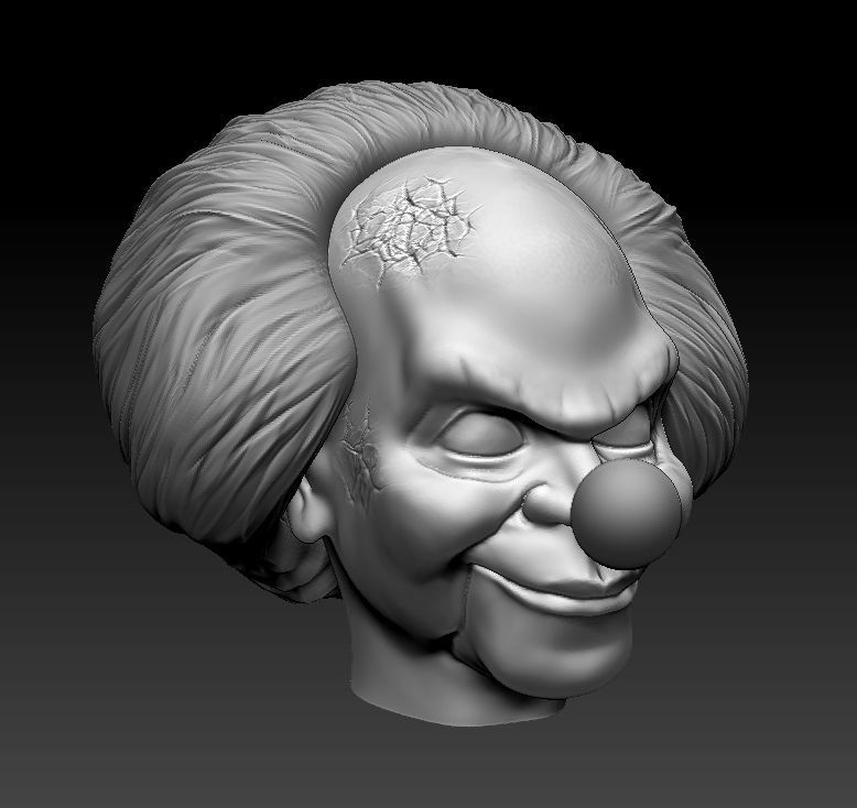Clown Puppet - Dead Silence - Printable Head 3D print model_1