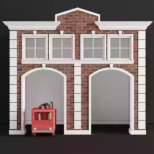 Children playhouse Fire department for kids