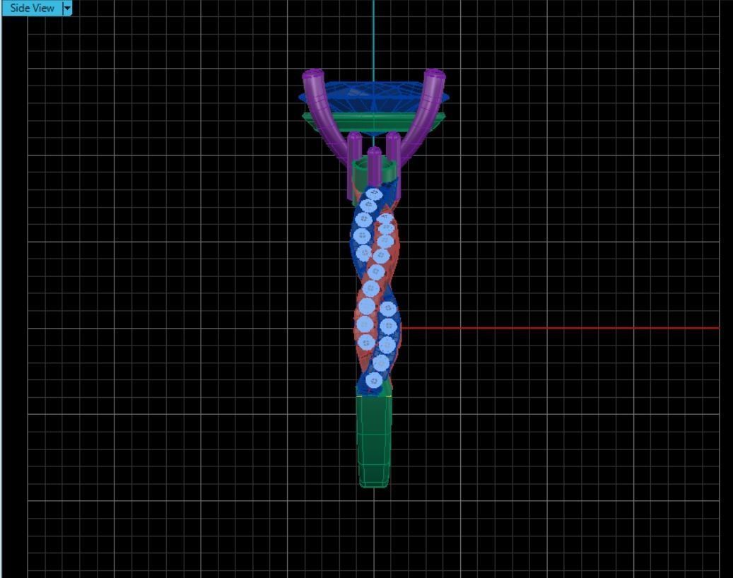 Rings ring 3D print model_2