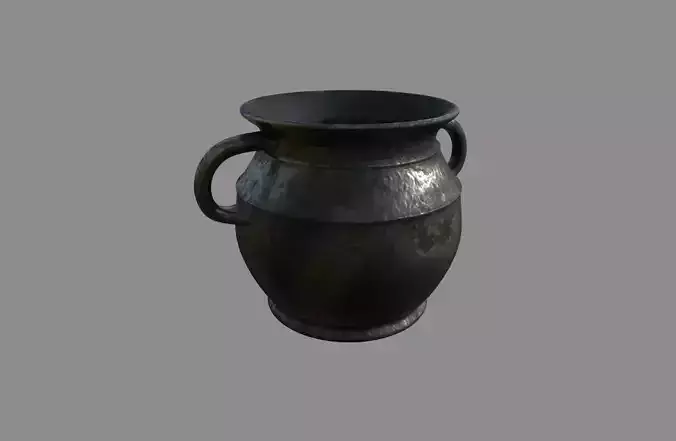 Cauldron metal jug