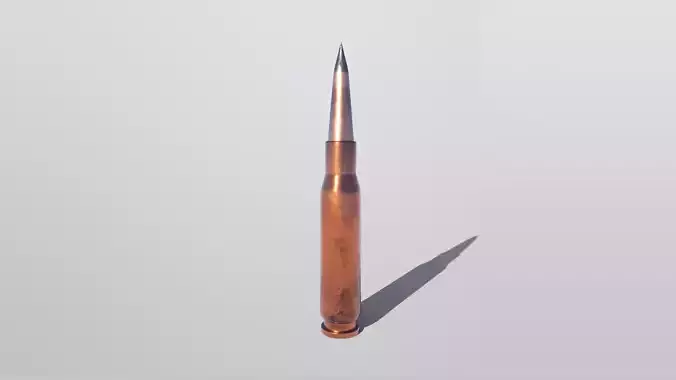 50Cal BMG Round - Ammo - Bullet