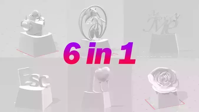 3D PRINTS KEYCAP Set