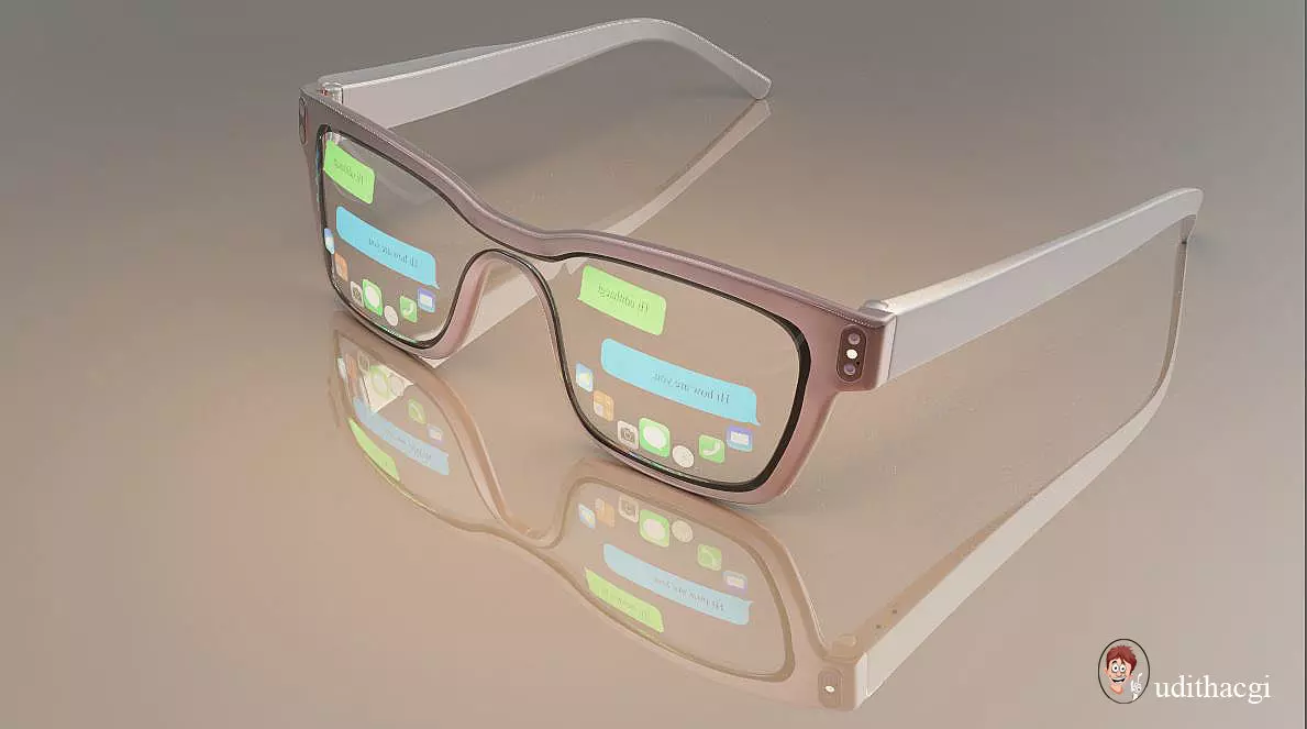 Apple i glasss 3D model