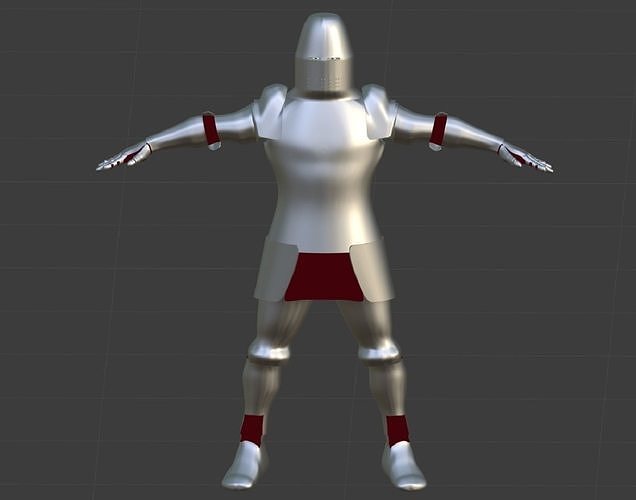  Modular Medieval Armor 3D model