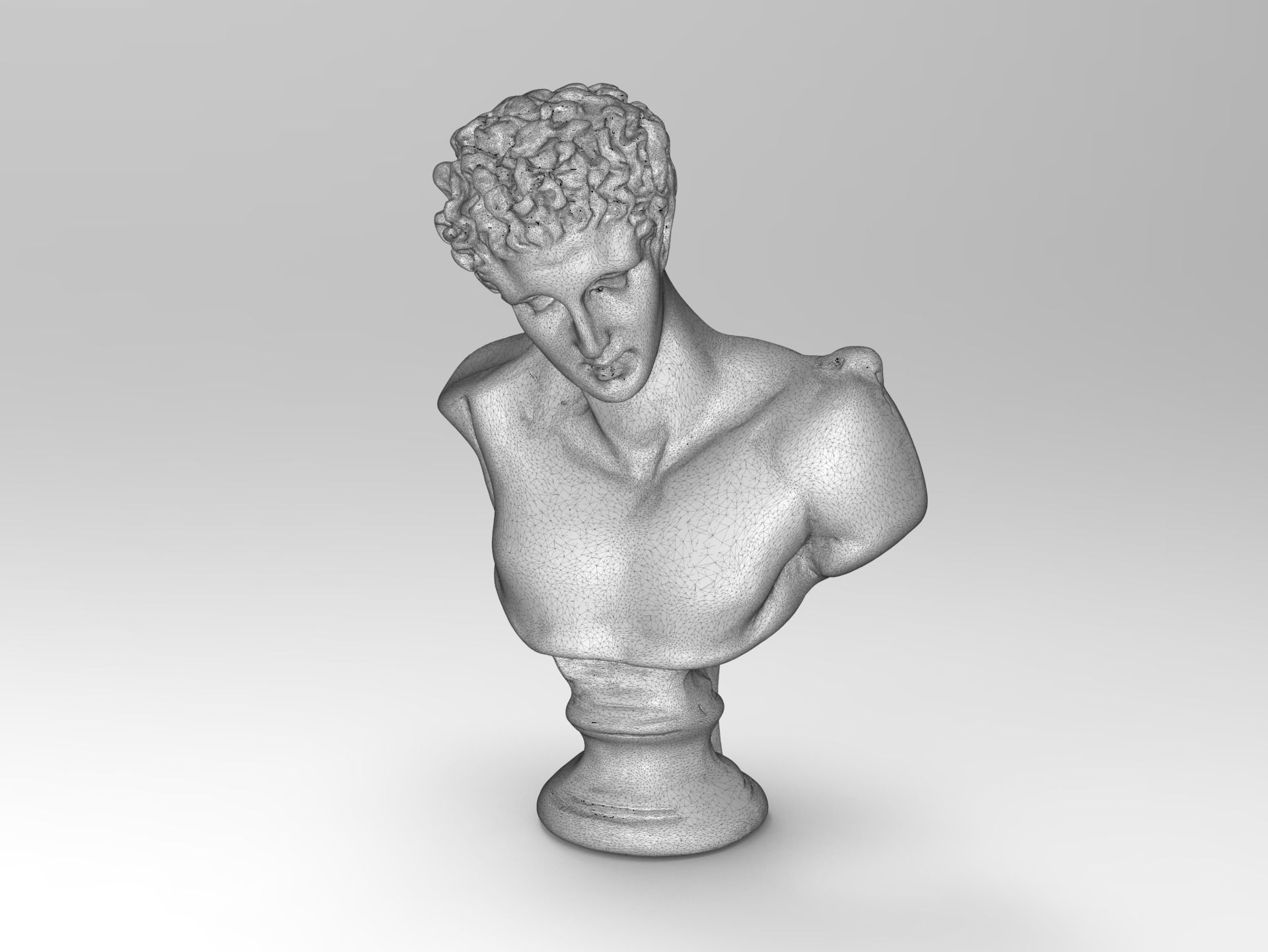 Mini Statues - Hermes 3D data 3D model_1