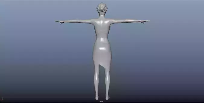 Sexy female 3d character model