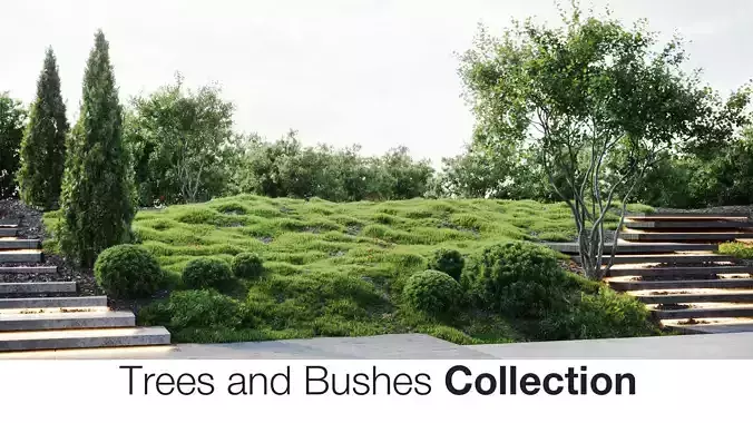 Trees And Bushes Collection 