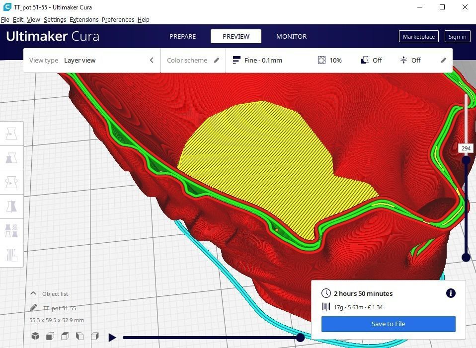 plant pot planter skull 53 3D print model_8
