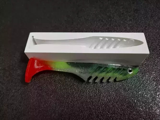POUR FISHING LURE MOLDS 115MM 3D model