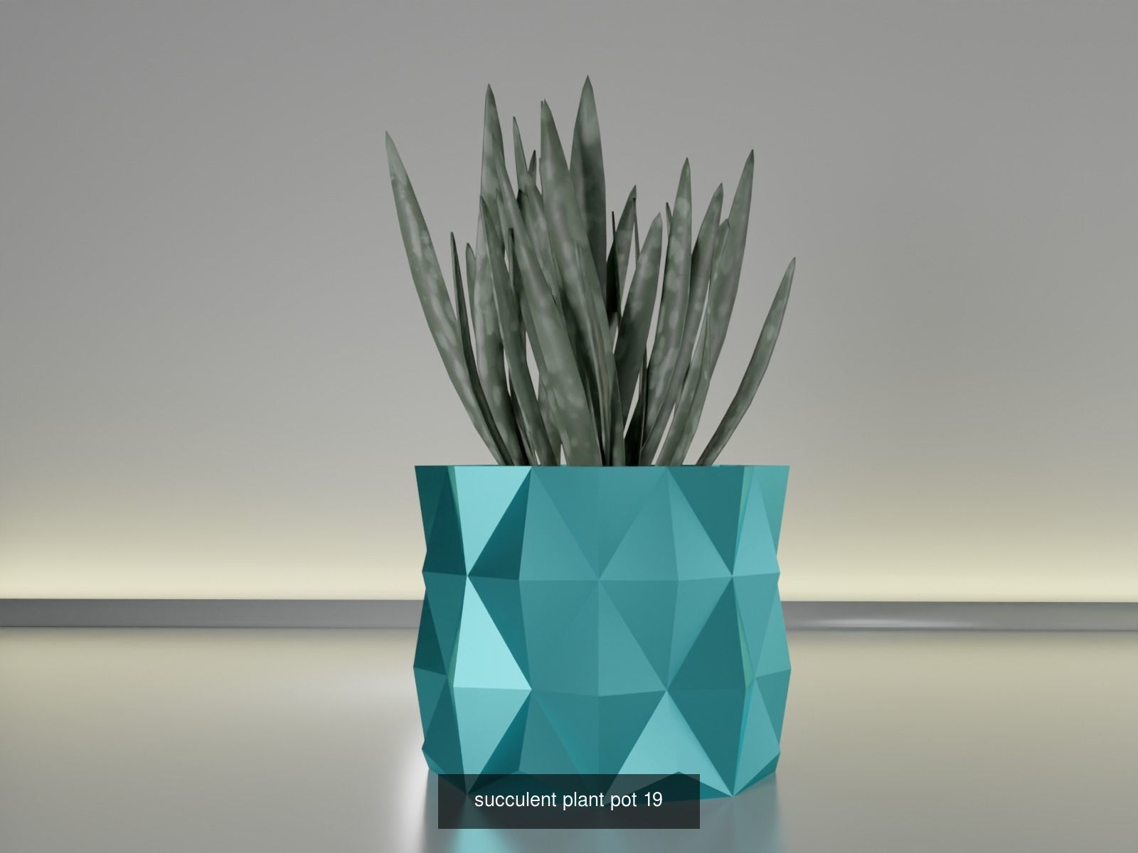 plant pot colection 1-50  3D Model Collection_30