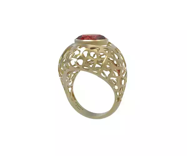Gold Ring 3D Print Model 3D print model