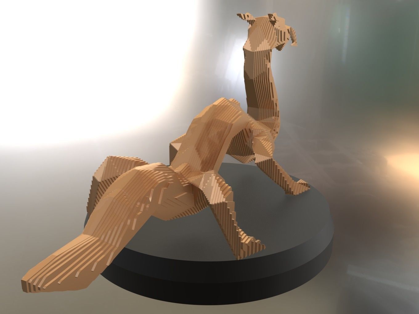 Parametric Dragon Low-poly 3D model_3