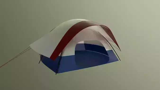 Camping Tent - Summer Nights 3D model