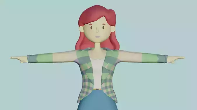 Woman Cartoon Character