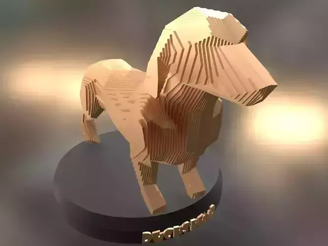 Parametric Dachshund dog