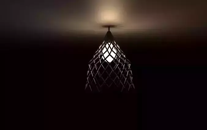 SIMPLE CROSS LINE LAMP