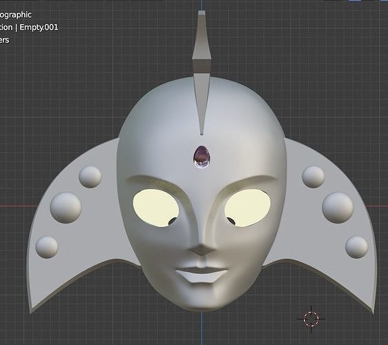Ultrawoman Beth Ultraman USA 3D printable Cosplay helmet 3D print model