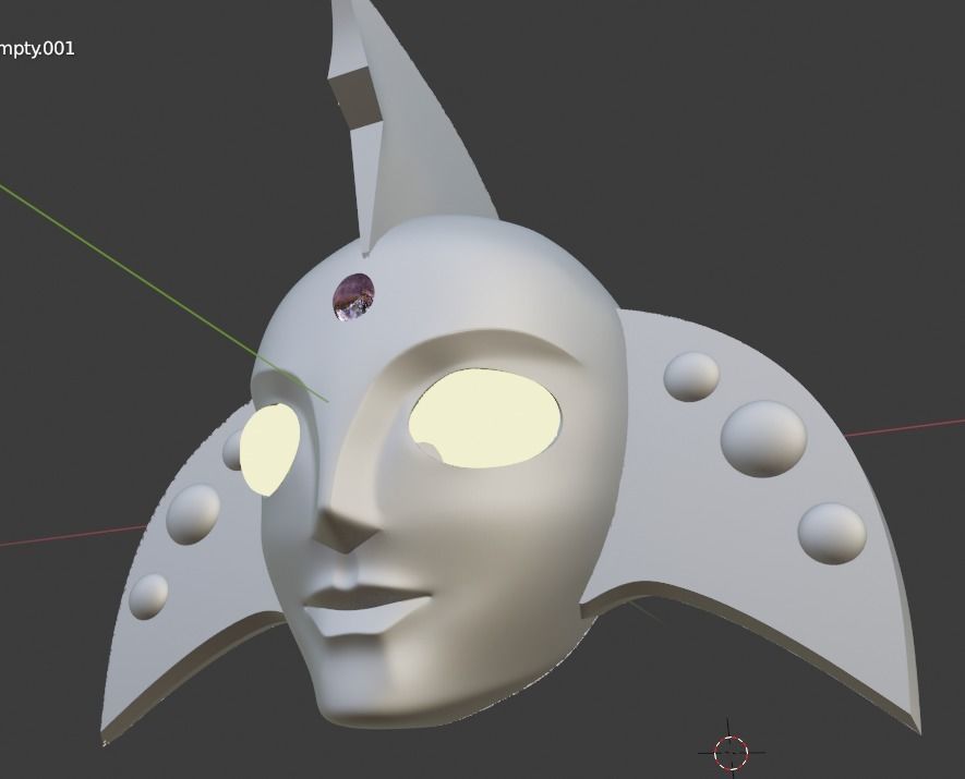 Ultrawoman Beth Ultraman USA 3D printable Cosplay helmet 3D print model_4