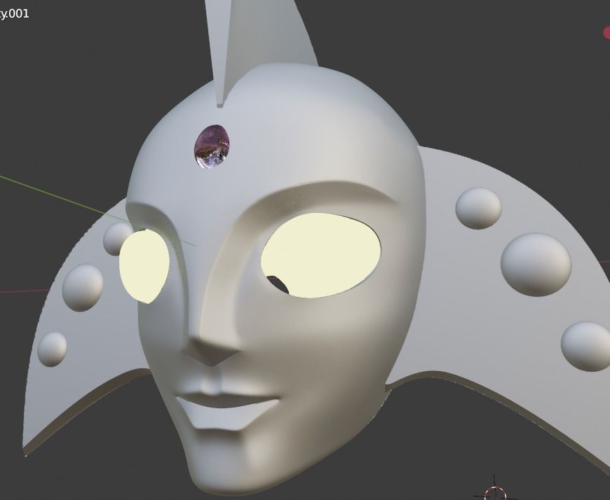 Ultrawoman Beth Ultraman USA 3D printable Cosplay helmet 3D print model_6