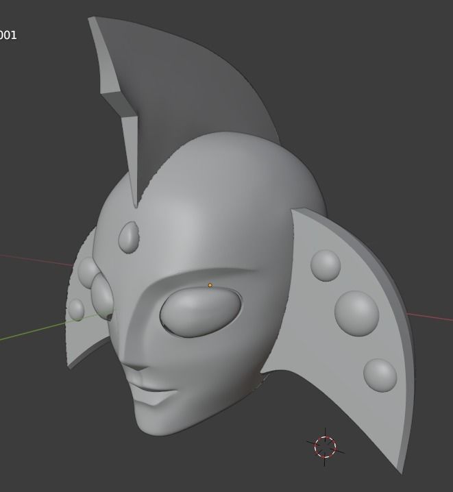 Ultrawoman Beth Ultraman USA 3D printable Cosplay helmet 3D print model_11