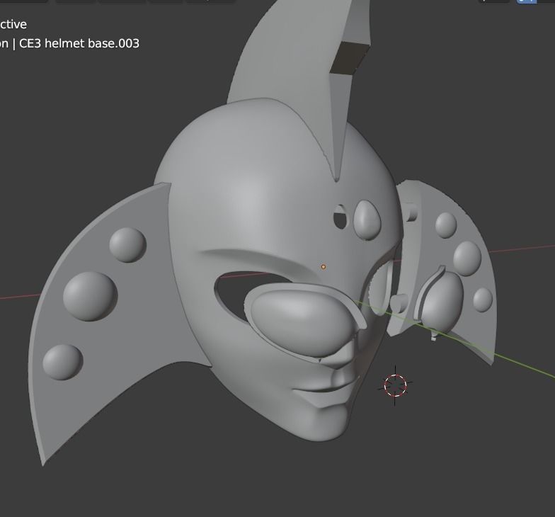 Ultrawoman Beth Ultraman USA 3D printable Cosplay helmet 3D print model_17