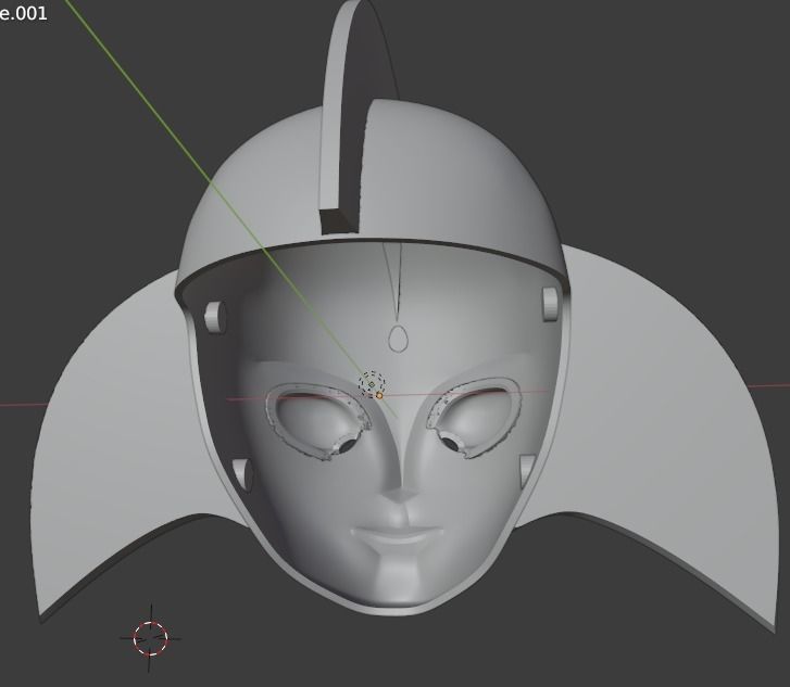 Ultrawoman Beth Ultraman USA 3D printable Cosplay helmet 3D print model_13