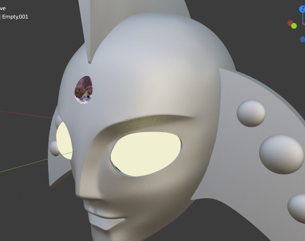 Ultrawoman Beth Ultraman USA 3D printable Cosplay helmet 3D print model_7