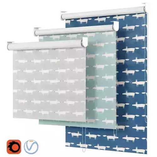 Roller Blind 15 Little Mr Fox