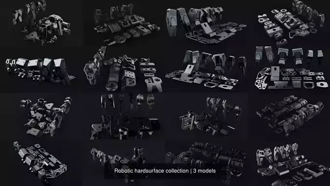 Robotic hardsurface collection 