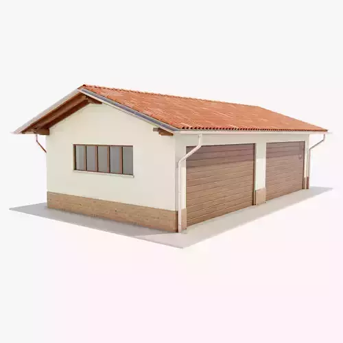 Italian Farm Building - Garage 3 3D model