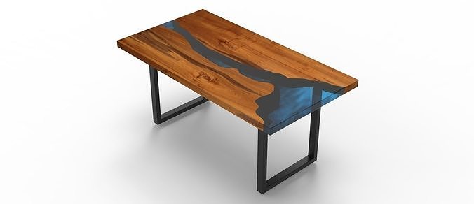 Epoxy Resin Table 3D model
