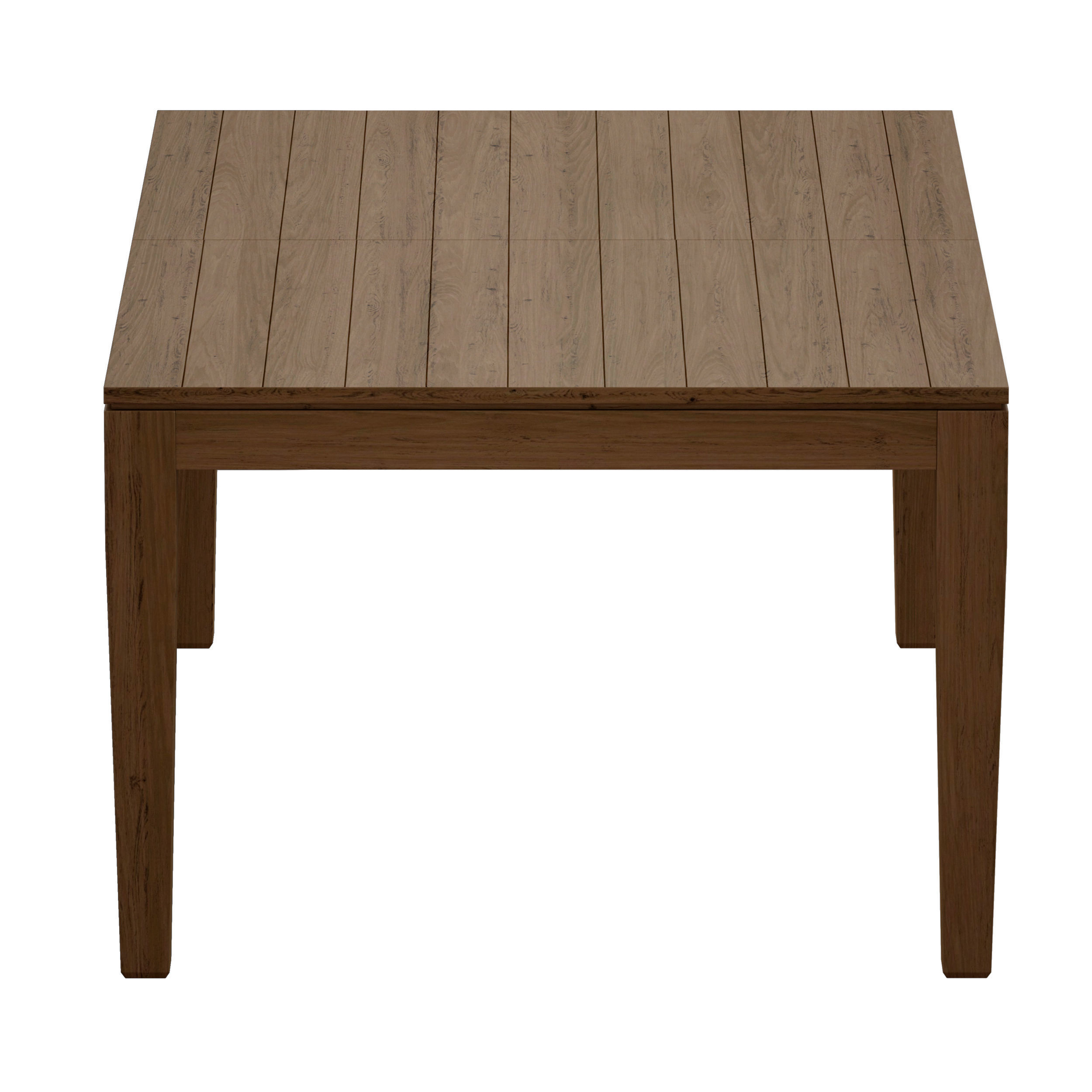 Morris Ash Grey Reclaimed Wood Extension Dining Table 3D model_6