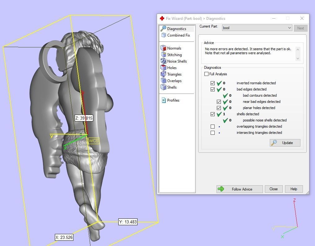Pendant angel pray wings gems  3D print model_7